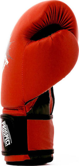 Everlast Prospect Παιδικά Γάντια Πυγμαχίας από Συνθετικό Δέρμα για Αγώνα Κόκκινα