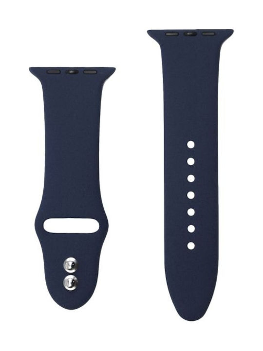 Crong Liquid Armband Marineblau (Apple Watch 44/45/46mm/Ultra 49mm)