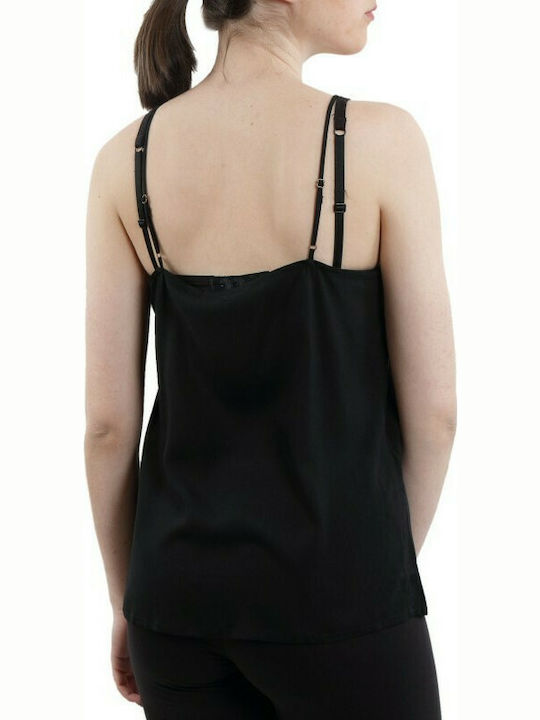 Vero Moda Women's Summer Blouse with Straps Total Black