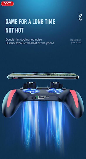 XO H10 Ασύρματο Gamepad για Android / iOS Μαύρο