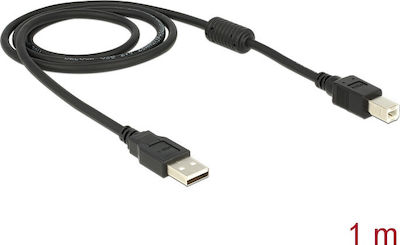 DeLock USB 2.0 Cable USB-A male - USB-B male 1m (83566)
