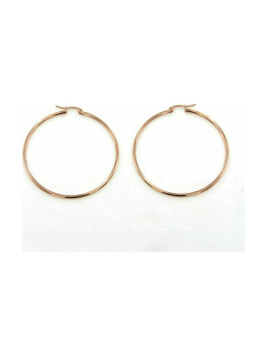 Jools Earrings Hoops made of Steel Gold Plated