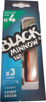 Fiiish Minnow No3 Künstlicher Köder No3 12Stück Black Set 3Stück