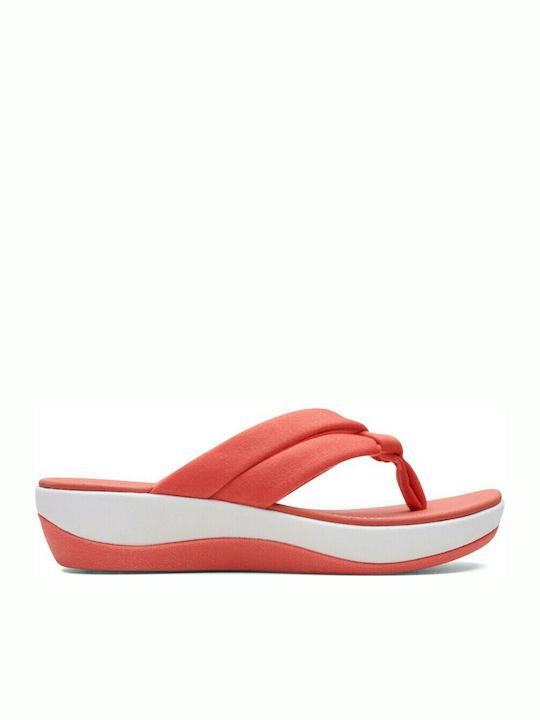 Clarks Arla Kaylie Frauen Flip Flops Coral