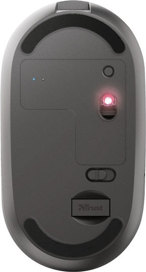 Trust Puck Rechargeable Безжичен Bluetooth Мишка Черен