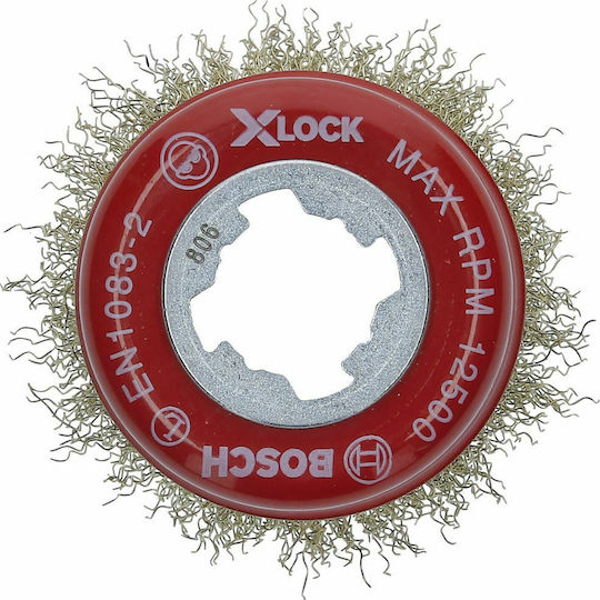 Bosch X-LOCK Clean for Metal Angle Wheel Wire Brush 75mm Bell 2608620730