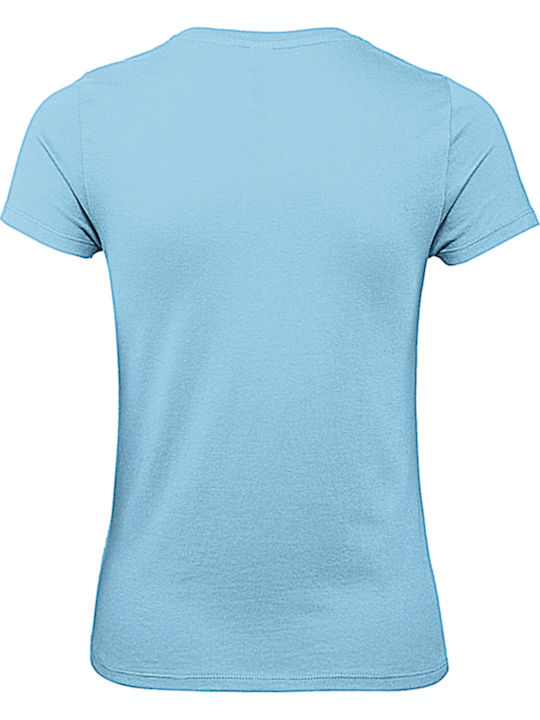 B&C E150 Women's Short Sleeve Promotional T-Shirt Turquoise