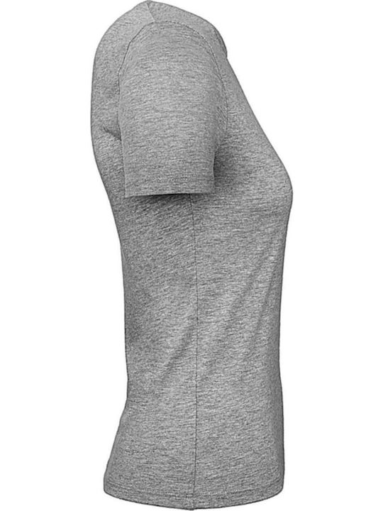 B&C E150 Women's Short Sleeve Promotional T-Shirt Sport Grey