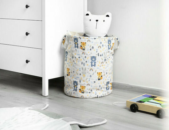 Sensillo Sensillo Fabric Multicolour Storage Basket 40x40x50cm