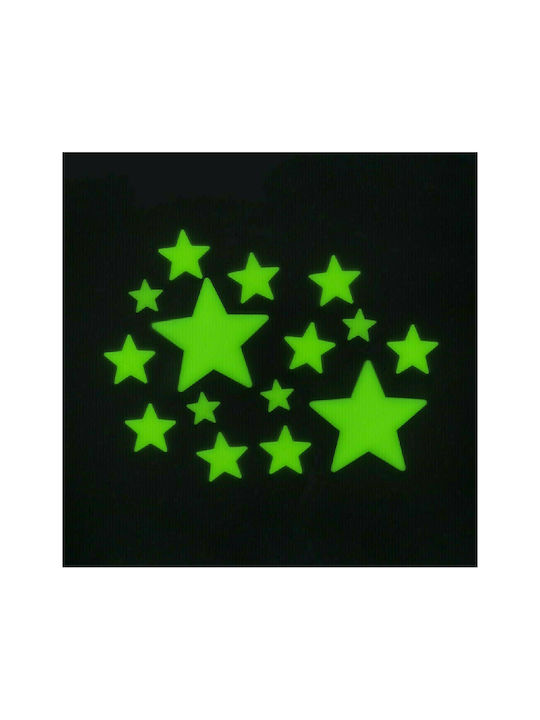 Legami Milano Autocolant Decorativ pentru Copii Perete Fluorescent Super Stars 24buc