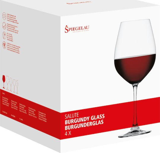 Spiegelau Salute Комплект Чаши За Червено Вино На Столчета Кристални 810ml 4 Броя