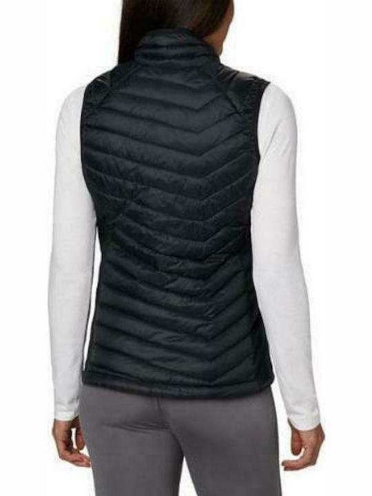 Columbia Powder Pass Women's Short Puffer Jacket Waterproof for Spring or Autumn Black