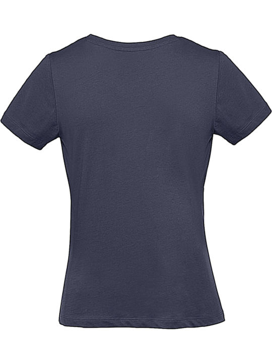 B&C Inspire Plus T Women's Short Sleeve Promotional T-Shirt Urban Navy