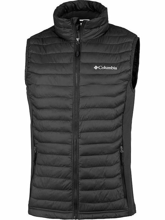 Powder Pass Sleeveless Jacket Puffer Black
