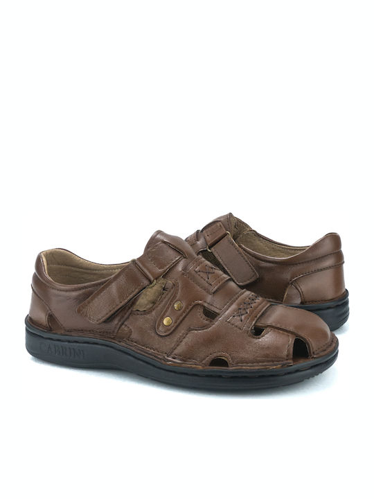 Cabrini 525 Men's Leather Sandals Tabac Brown