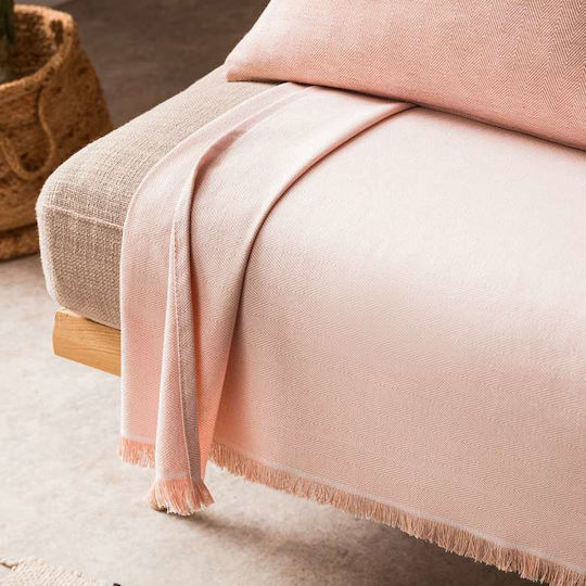 Gofis Home Rene Ριχτάρι Διθέσιου Καναπέ 180x250εκ. Ροζ 732/25