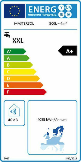MasterSOL BL Erzwungene Zirkulation Wassererwärmungssysteme 300Es/4m² Glas mit zwei Lichtmaschinen Dreifache Energie