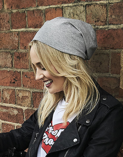 B368 Γυναικείος Beanie Σκούφος Heather Grey