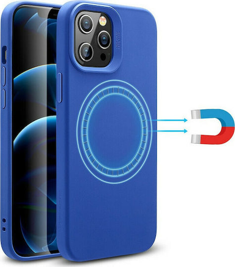 ESR Cloud Halolock Back Cover Σιλικόνης Μπλε (iPhone 12 Pro Max)