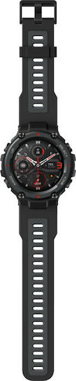 Amazfit T-Rex Pro Αδιάβροχο Smartwatch με Παλμογράφο (Μαύρο)