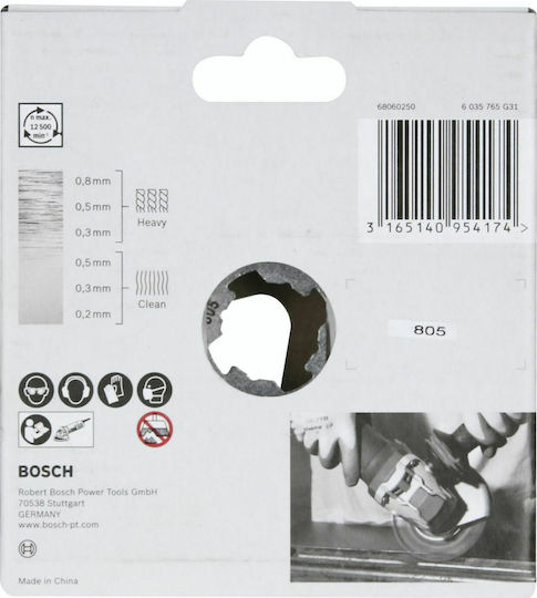 Bosch 2608620731 Συρματόβουρτσα με Κοτσίδες για Γωνιακό Τροχό 115mm