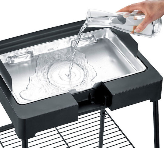 Severin With Legs Electric Grill Grill 2200W with Adjustable Thermostat 44.5cmx26cmcm