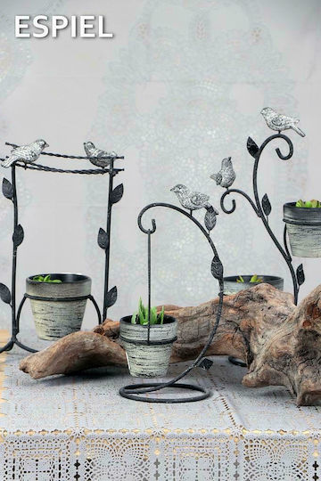 Espiel Plant Pot Metal Gray
