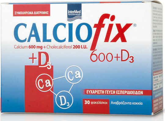 InterMed Calciofix & D3 30 φακελίσκοι Εσπεριδοειδή