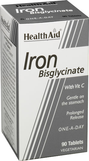 Health Aid Iron Bisglycinate 30mg 90 tabs