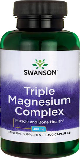 Swanson Triple Magnesium Complex 400mg 300 veg. Kappen