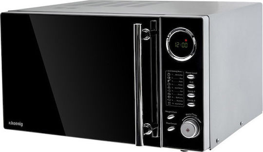 HKoenig Microwave Oven with Grill 25lt Black