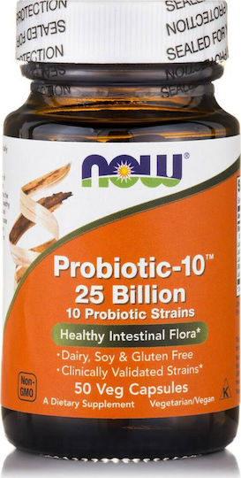 Now Foods Probiotic-10 25 Billion Probiotice 50 capsule veget