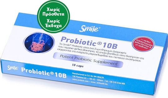 AM Health Smile Probiotic 10B with Probiotics and Prebiotics 10 caps