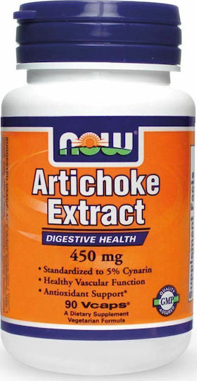 Now Foods Artichoke Extract Пробиотици 450мг 90 вегетариански капсули