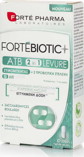 Forte Pharma ForteBiotic+ ATB Levure 2 in 1 Probiotics 10 caps
