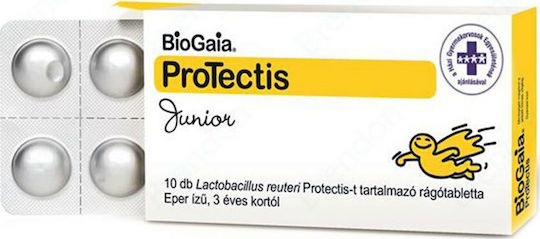 BioGaia ProTectis Junior Probiotics for Children 10 chewable tabs Strawberry
