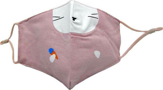 Natural Home Set Cotton Children's Mask with Adjustable Elastic Protective Mask Fabric Kids NAT20225 3pcs