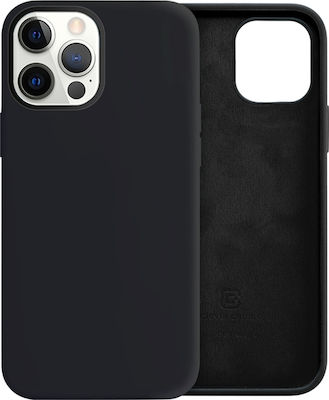 Crong Color Premium Silicone Back Cover Black (iPhone 12 Pro Max)