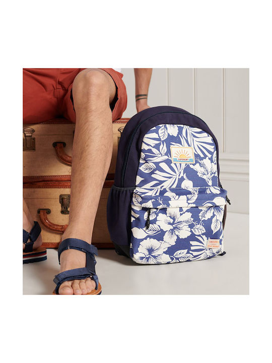 Superdry Cali Print Montana 21lt Μπλε