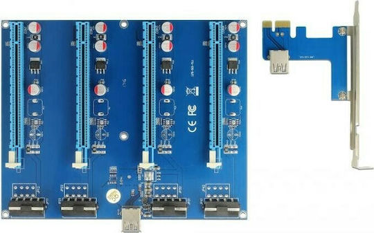 DeLock Κάρτα Riser για Κάθετη Τοποθέτηση 41427