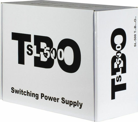 Inter-Tech SL-500 TBO 500W Черен Компютърно захранване Пълен кабел