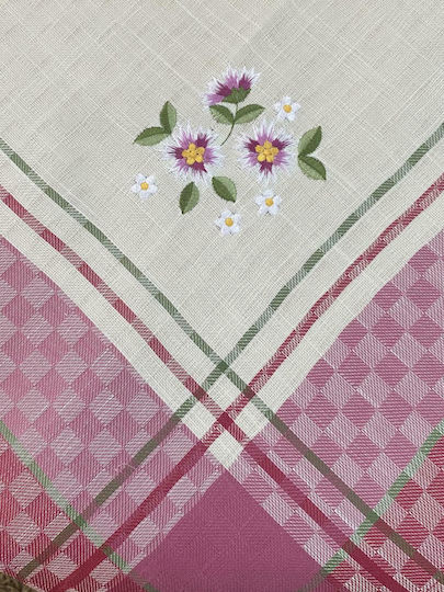 Linea Home 5580 με Κέντημα Lily Ροζ 140x180εκ.