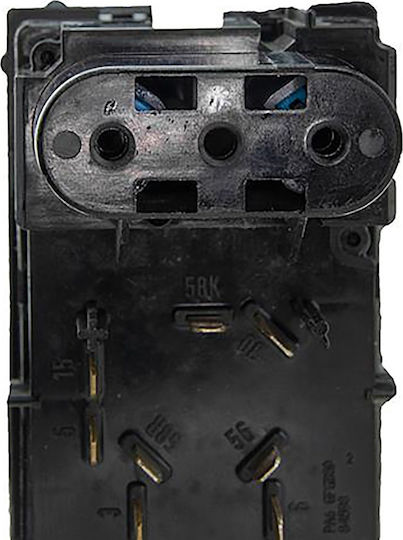 NTY Lichtschalter Auto für Opel Vectra / Zeichen 13pin Schwarz