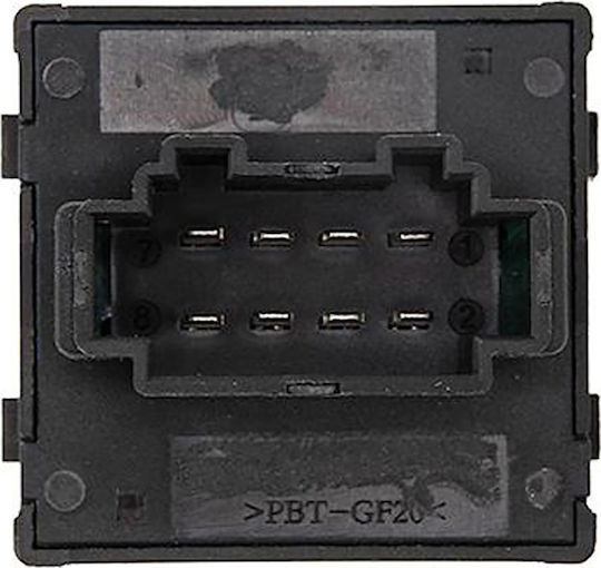 NTY Car Window Switch for Seat Mii Skoda Citigo Volkswagen Up 8pin Black