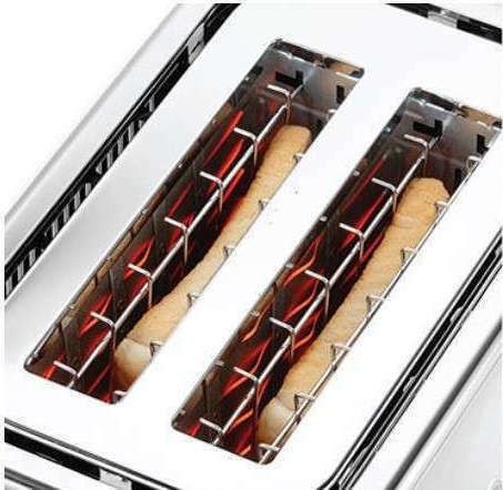 Russell Hobbs Velocity 56 Toaster 2 Slots 2400W Inox