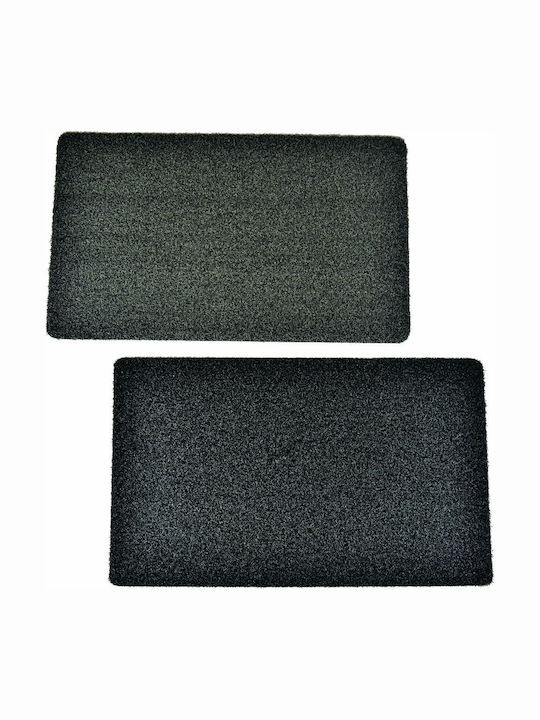 Sidirela Carpet with Non-Slip Underside Doormat Forma Black 45x75cm