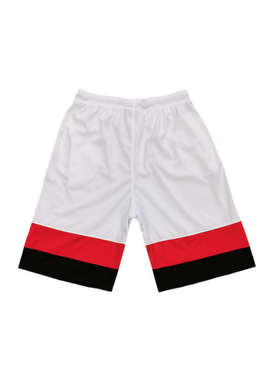 Vinyl Art Clothing 00780 Men's Athletic Shorts White 00780-02