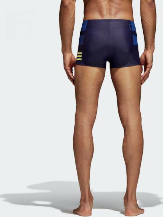adidas Infinitex Colourblock 3 Ανδρικό Μαγιό Σορτς Navy Μπλε