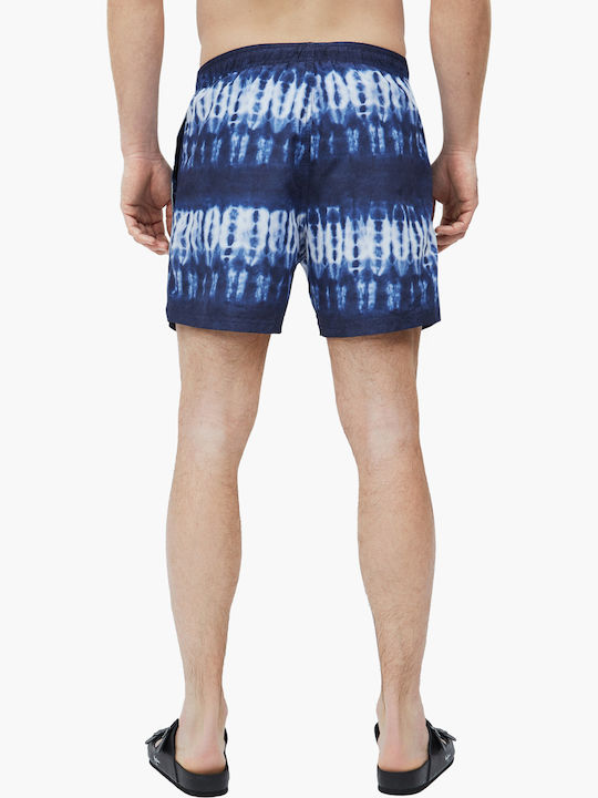 Pepe Jeans Men's Swimwear Shorts Navy Blue with Patterns