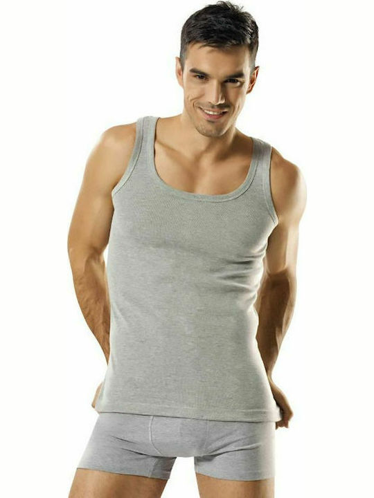 Namaldi Men's Sleeveless Undershirt Gray